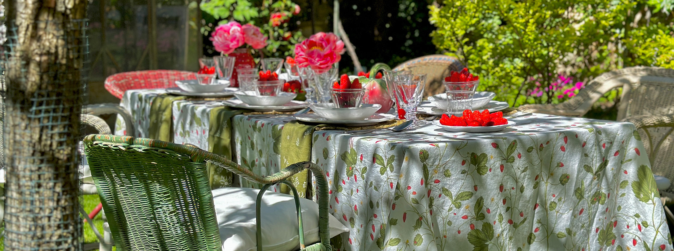 'Fraises des Bois' Garden Party