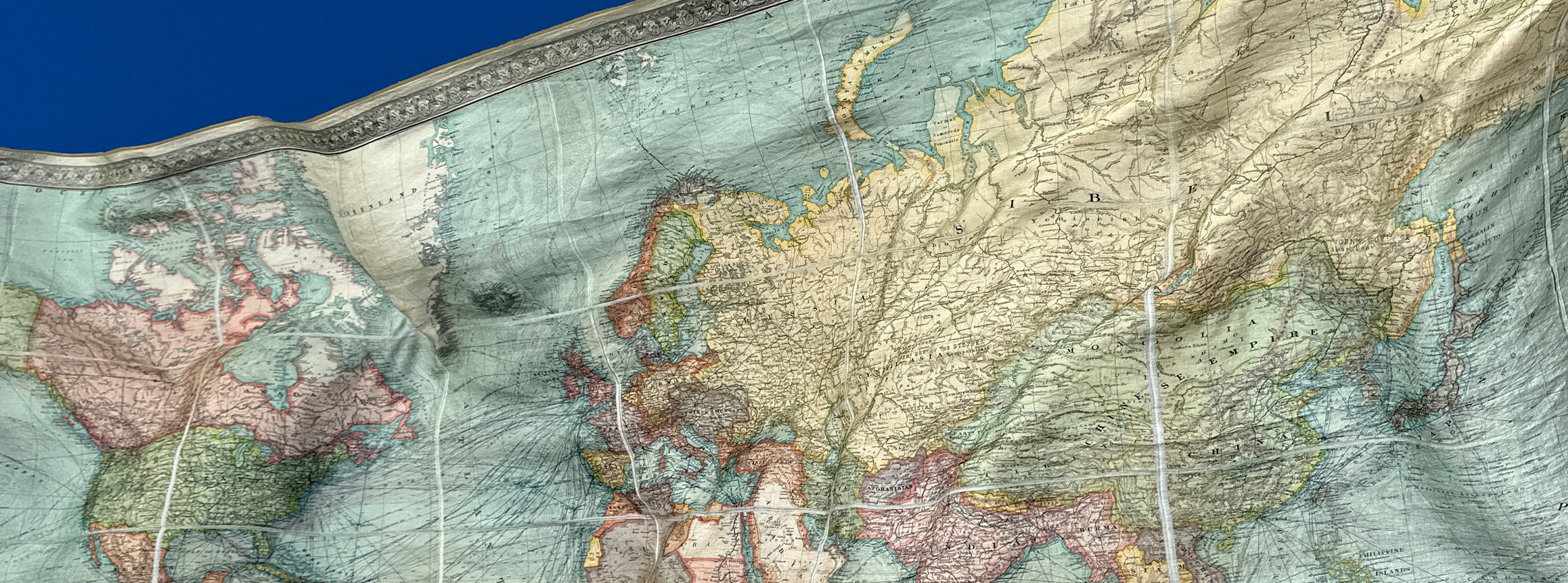 The World at Your Table: A 1914 Map Tablescape