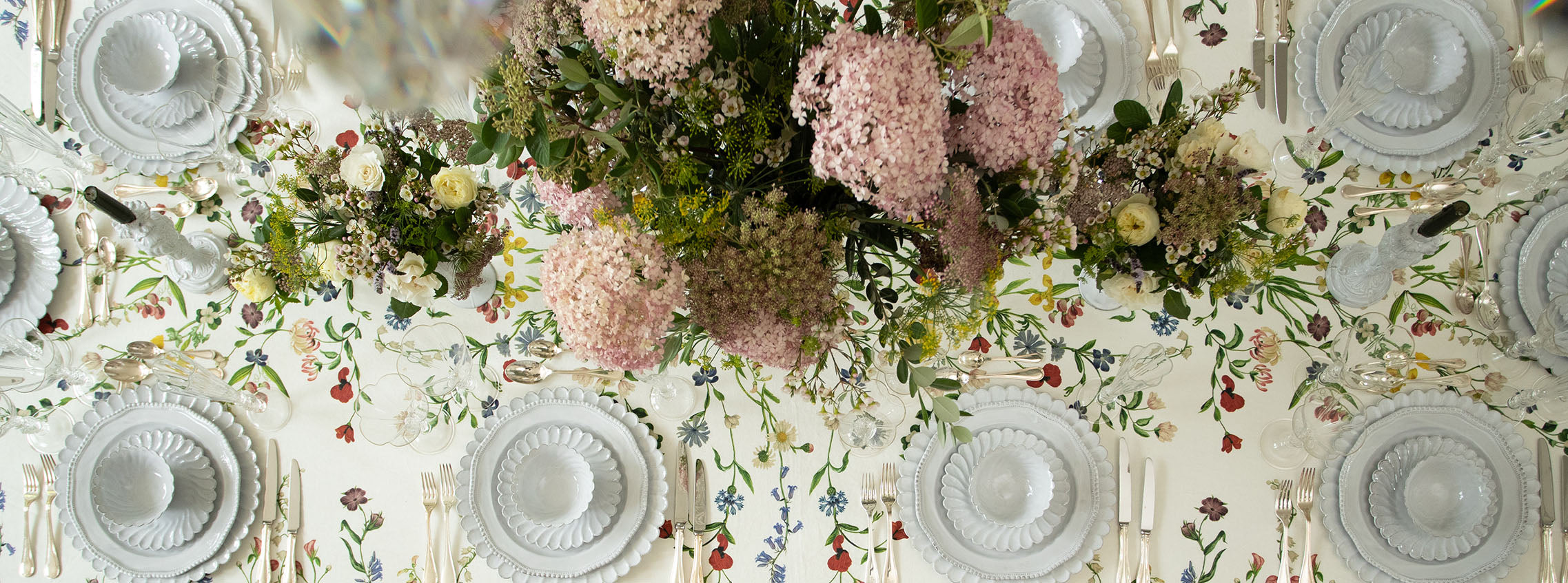 'Botanical Wildflower' Floral Luncheon Tablescape