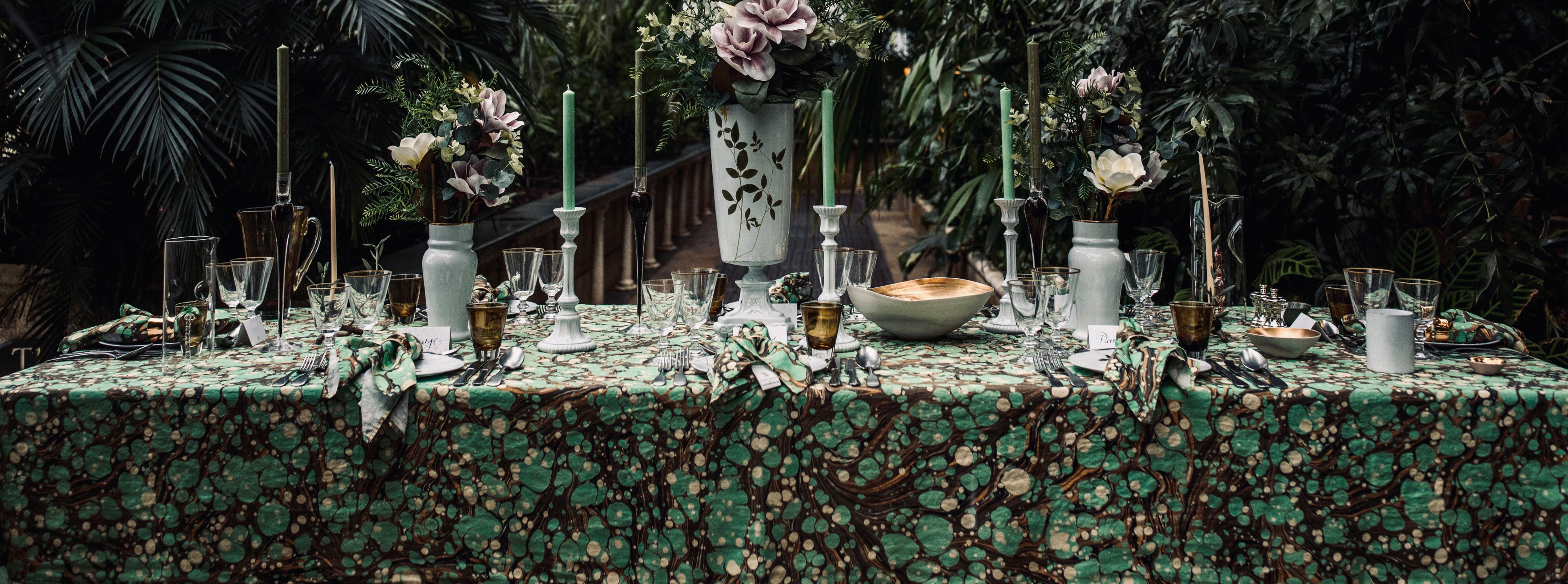 MatchesFashion 'Marble' Tablescape in Green