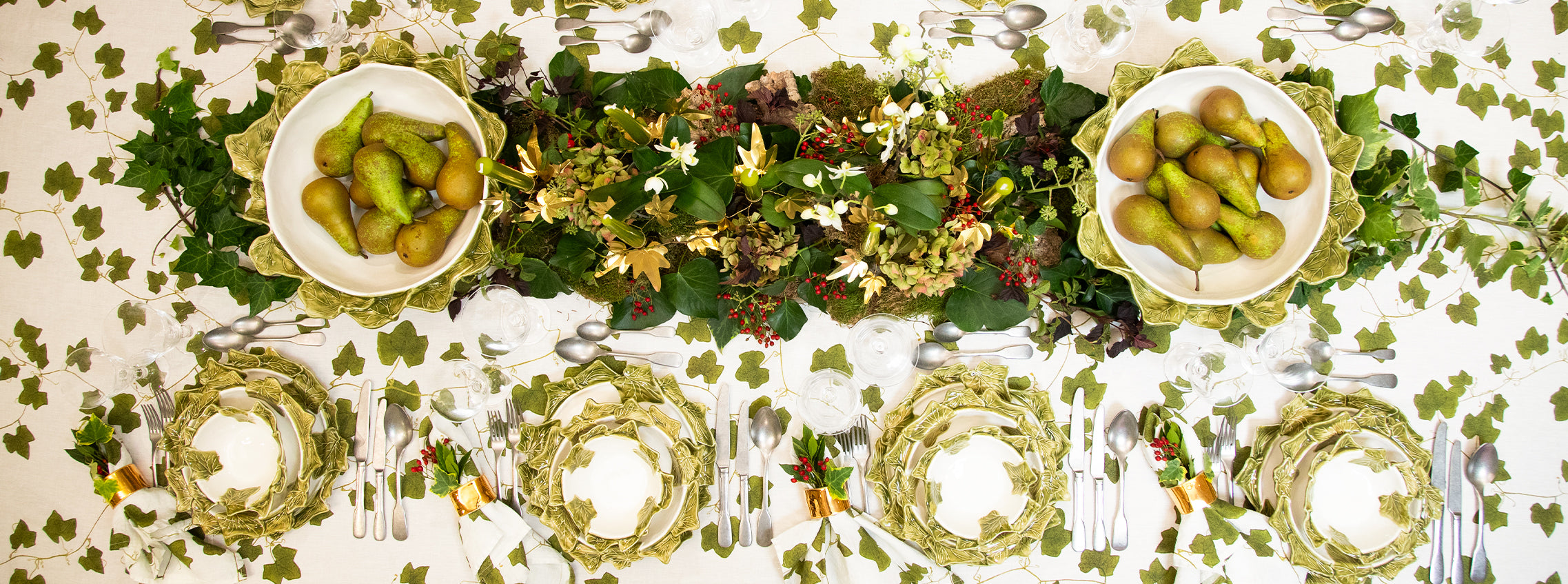 Ivy Festive Tablescape