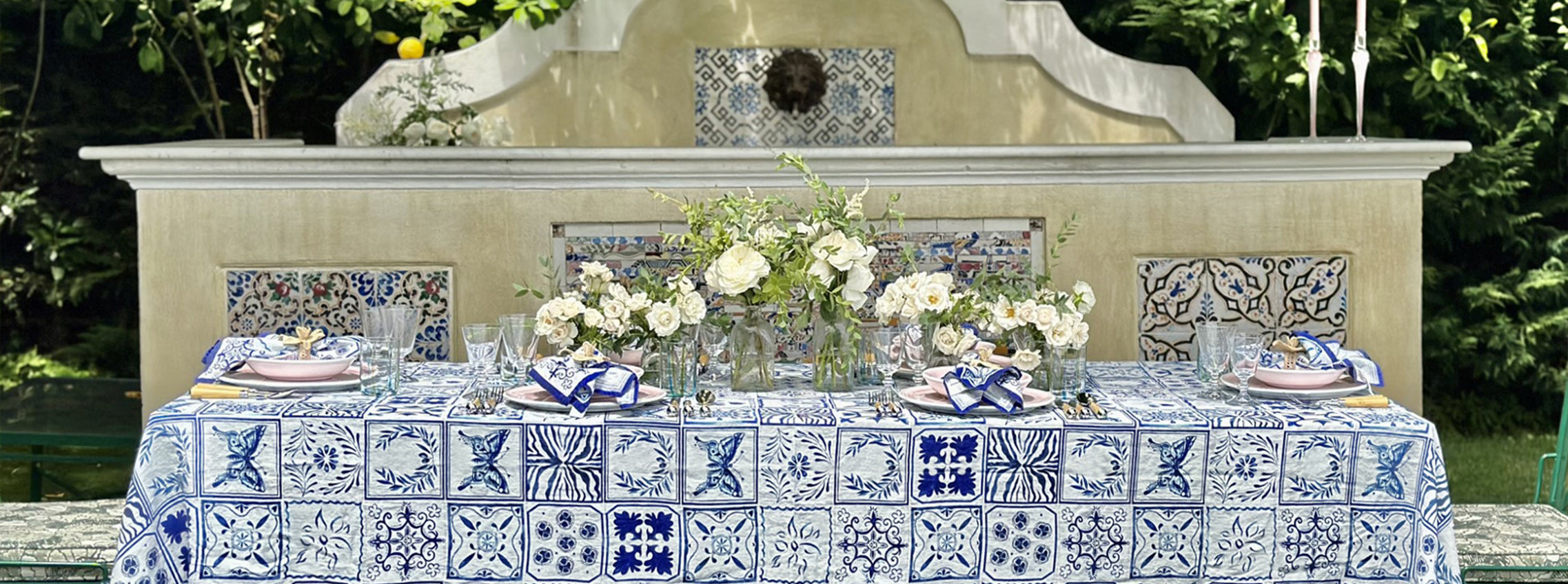 'Azulejos' Summer Tablescape