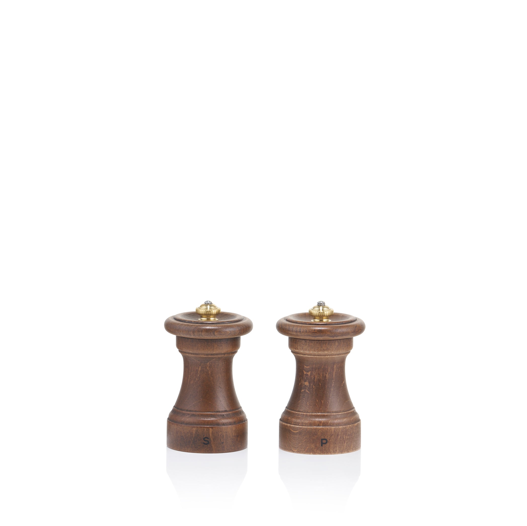 Peugeot Mignonnette 1874 Anniversary Edition Salt & Pepper Mill Set, Antique Beechwood Finish, 10cm