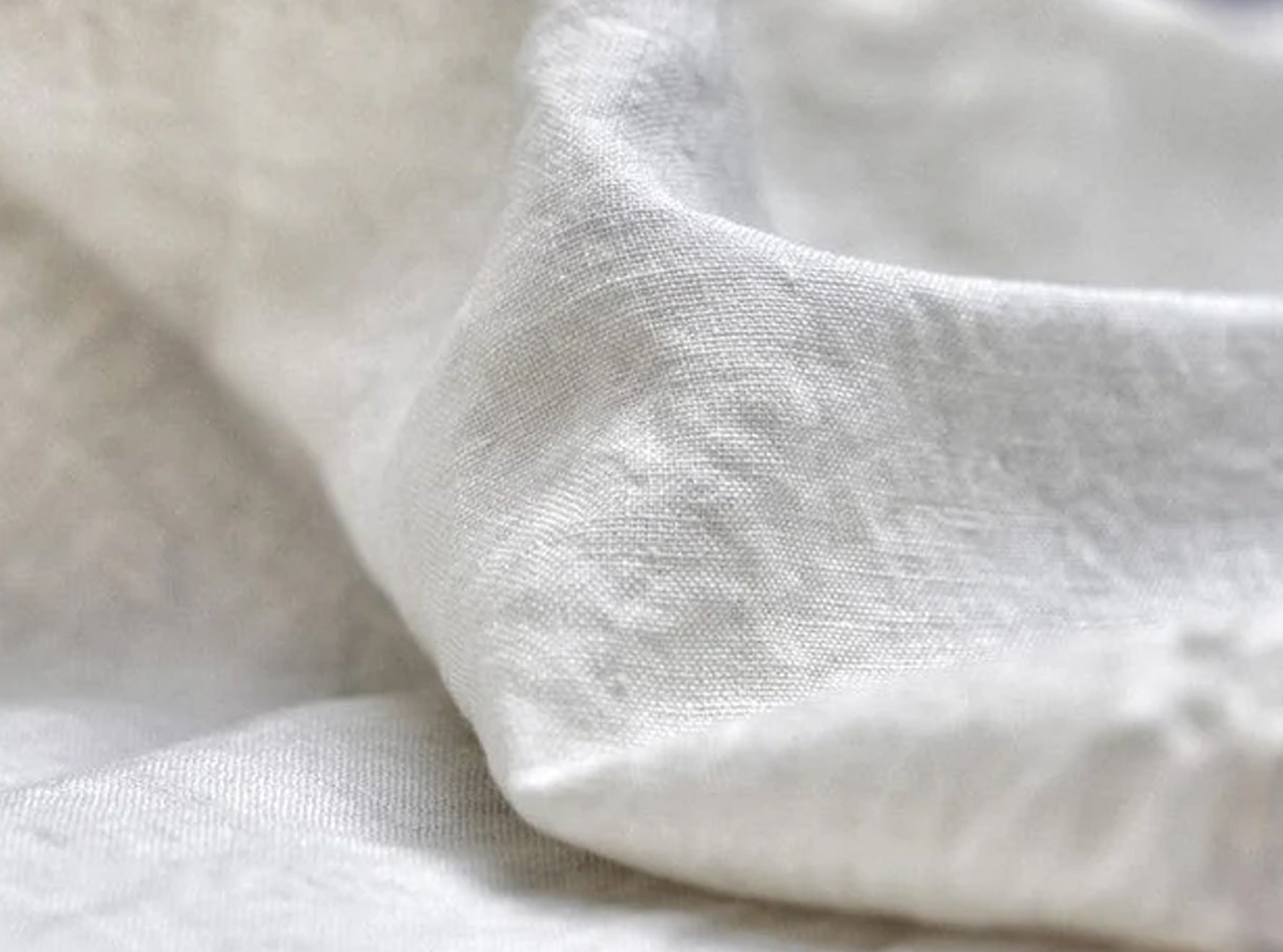 Plain Italian Linen Napkin in White, 50x50cm
