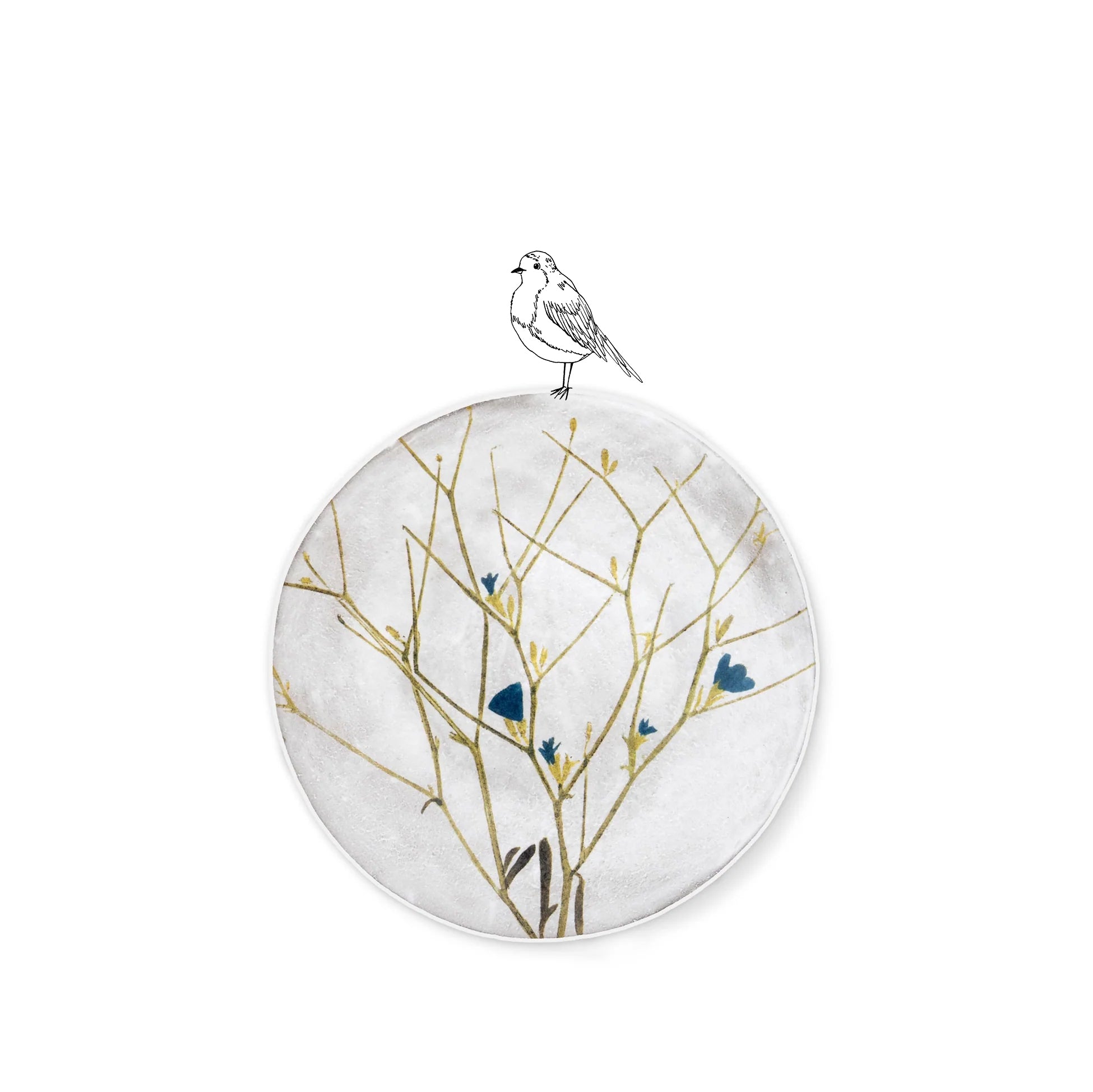 Cichorium Leaf Plate by Astier de Villatte, 24cm