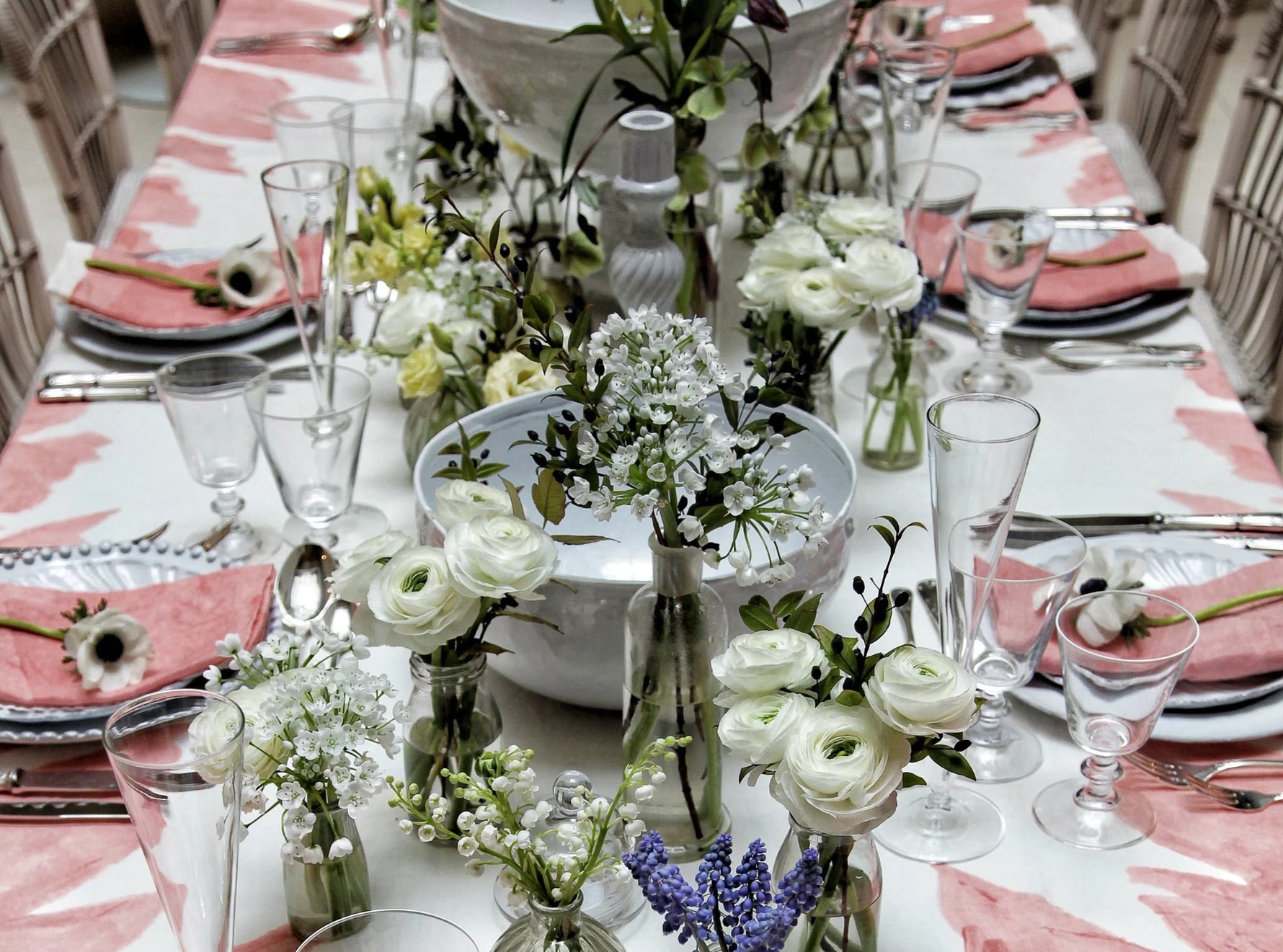 "Radicchio" Summerill & Bishop x Skye Gyngell Linen Tablecloth