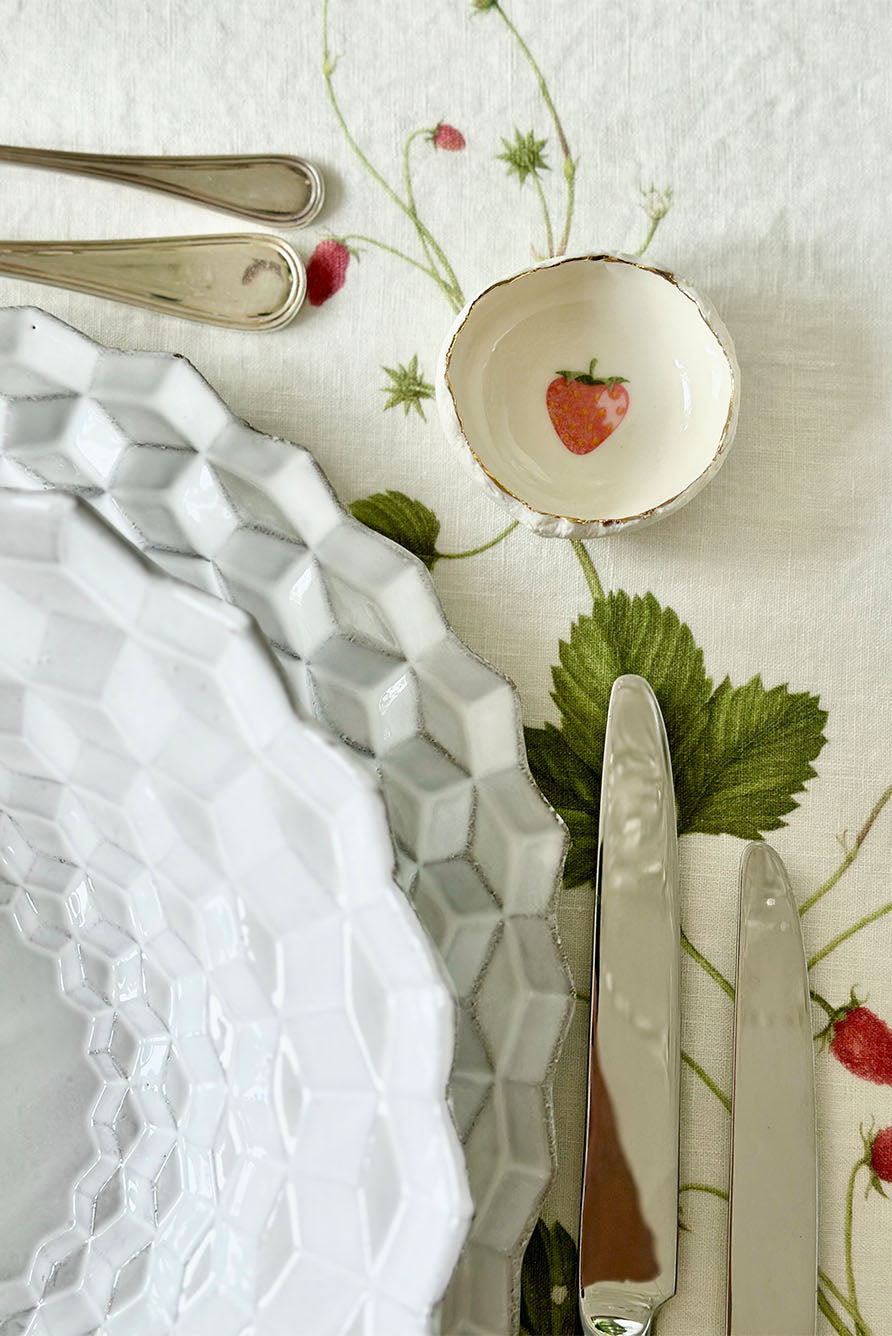 Cube Salad Bowl by Astier de Villatte, 15cm