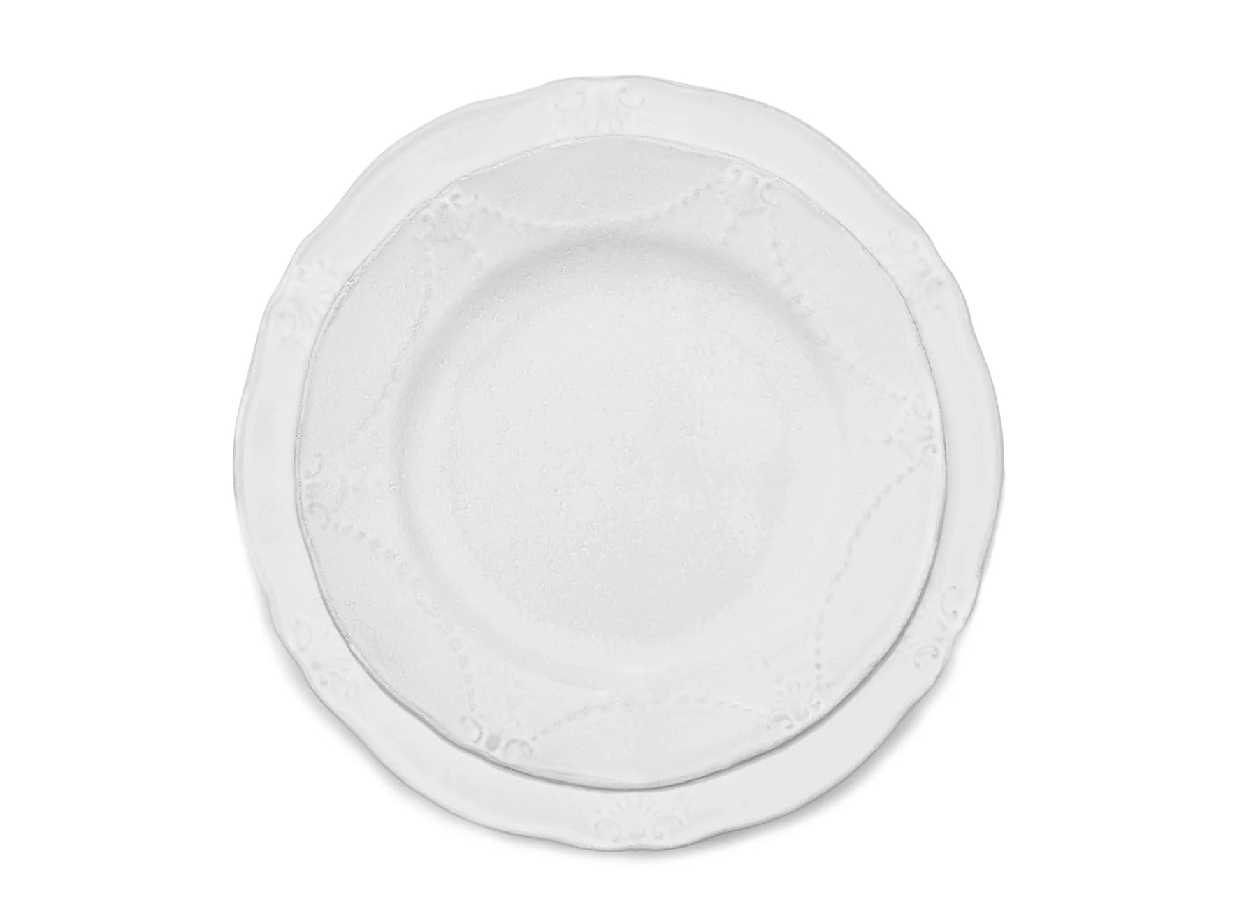 Cambridge Dessert Plate by Astier de Villatte, 25cm