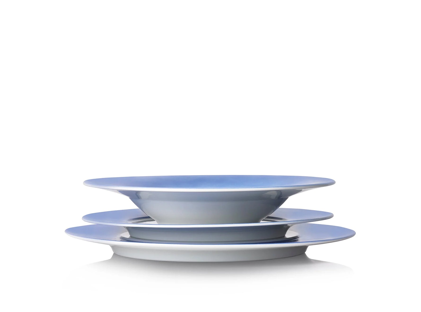 S&B 20cm Porcelain Side Plate with Blue Edge