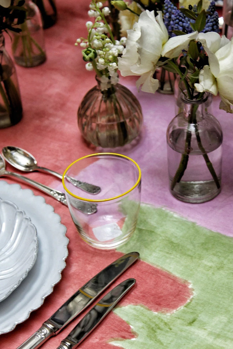 "Rhubarb" Summerill & Bishop x Skye Gyngell Linen Tablecloth