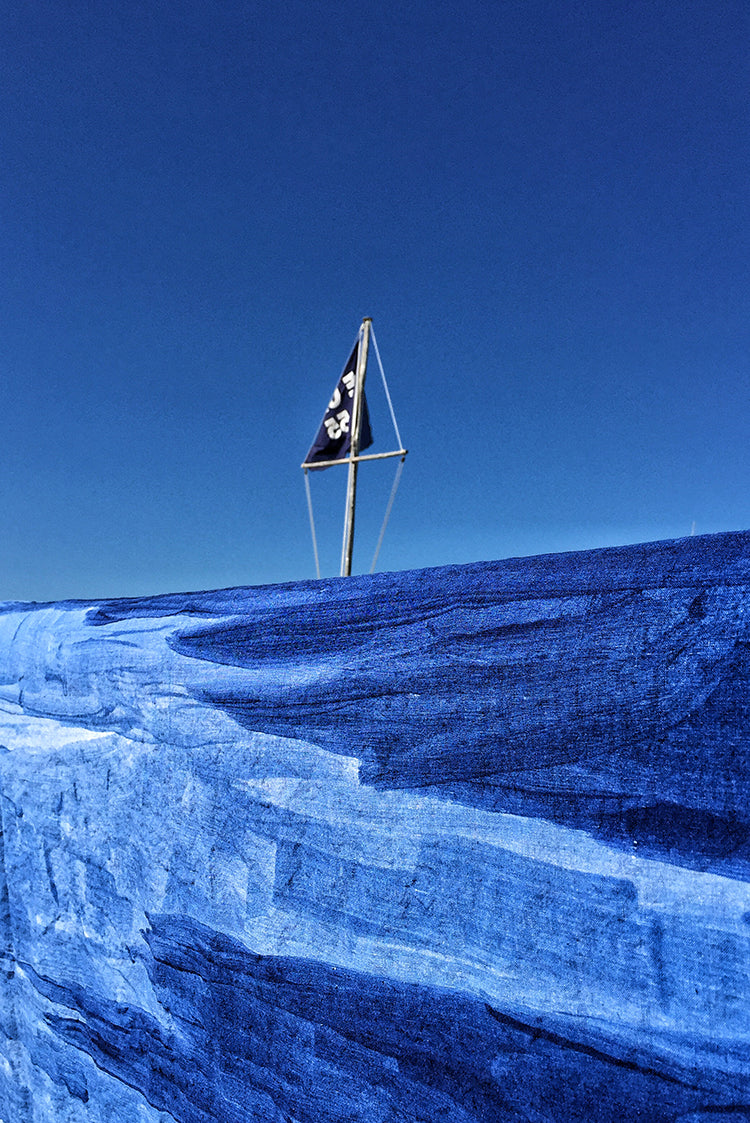 "A Sea Of Blues" Summerill & Bishop x Le Club 55 Linen Tablecloth