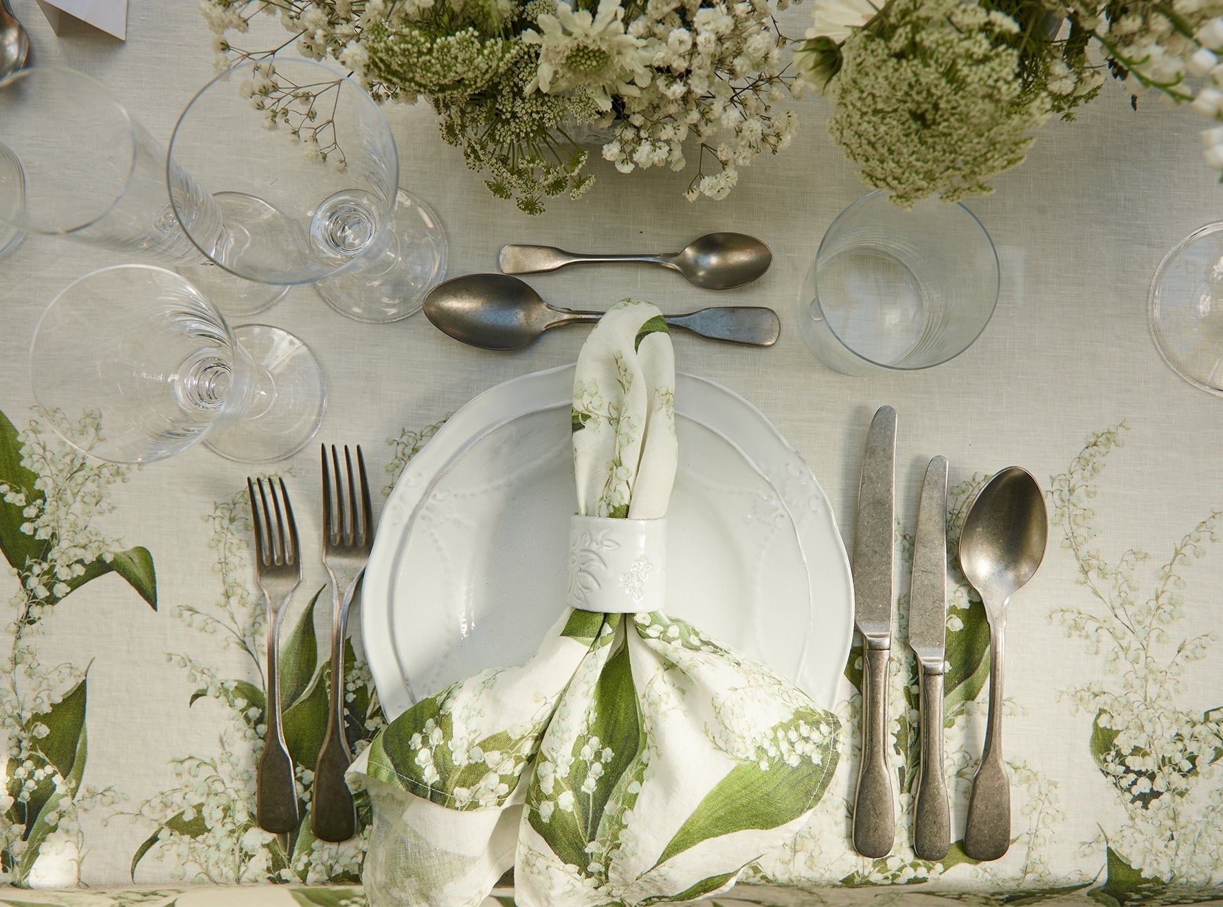 Cambridge Dessert Plate by Astier de Villatte, 25cm