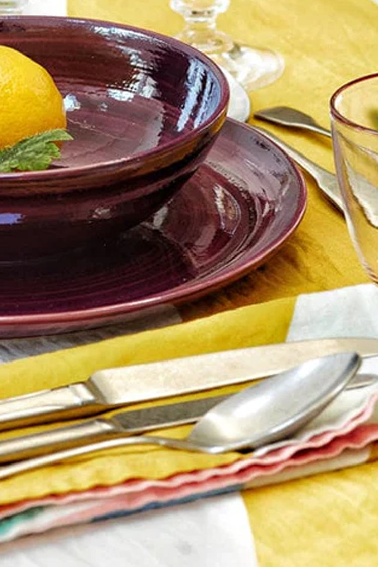 Le Cirque Linen Napkin in Multicolour, 50x50cm