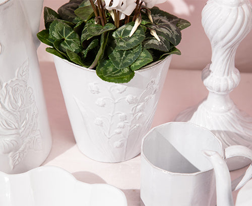 Fleurs 'Pour Toi' Soup Plate by Astier de Villatte, 19.5cm