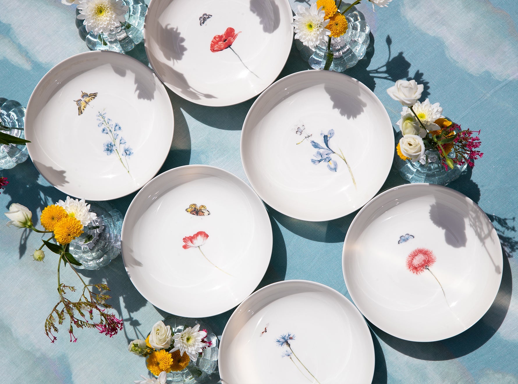 Bloom Iris Soup Plate, 20cm