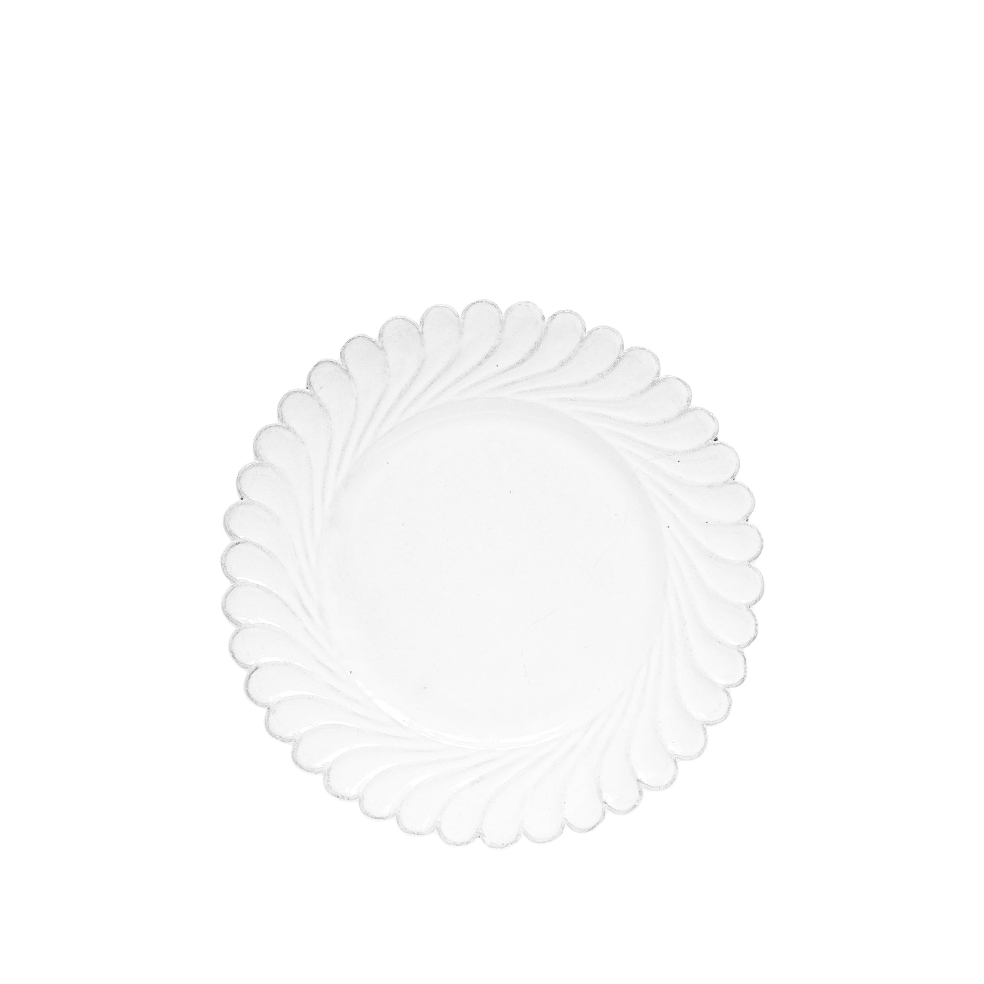 Peggy Scalloped Dinner Plate by Astier de Villatte, 26cm