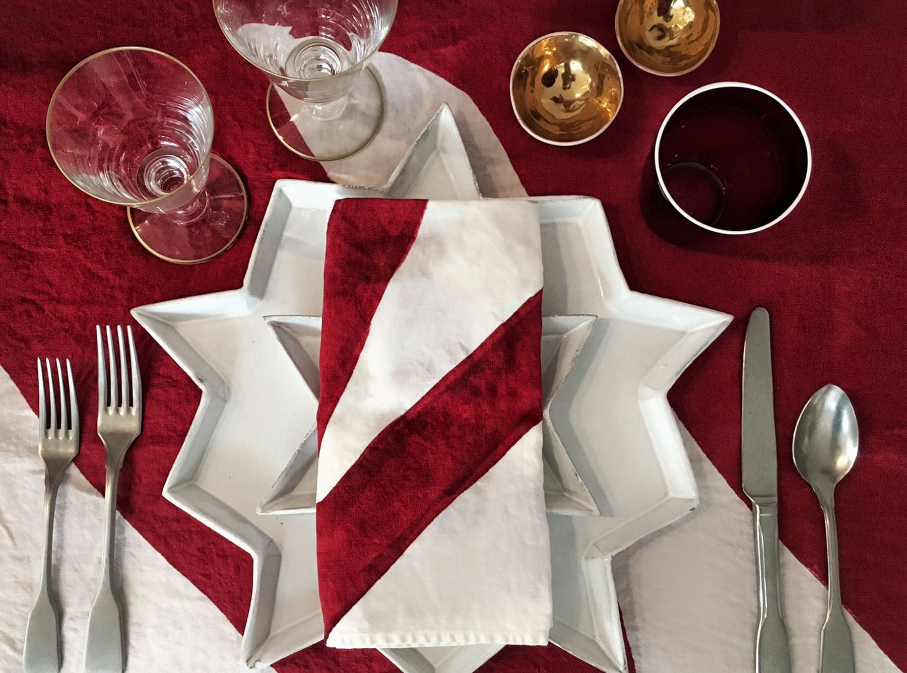 Alphabet Napkin 'Q' in Powder Blue, 50x50cm