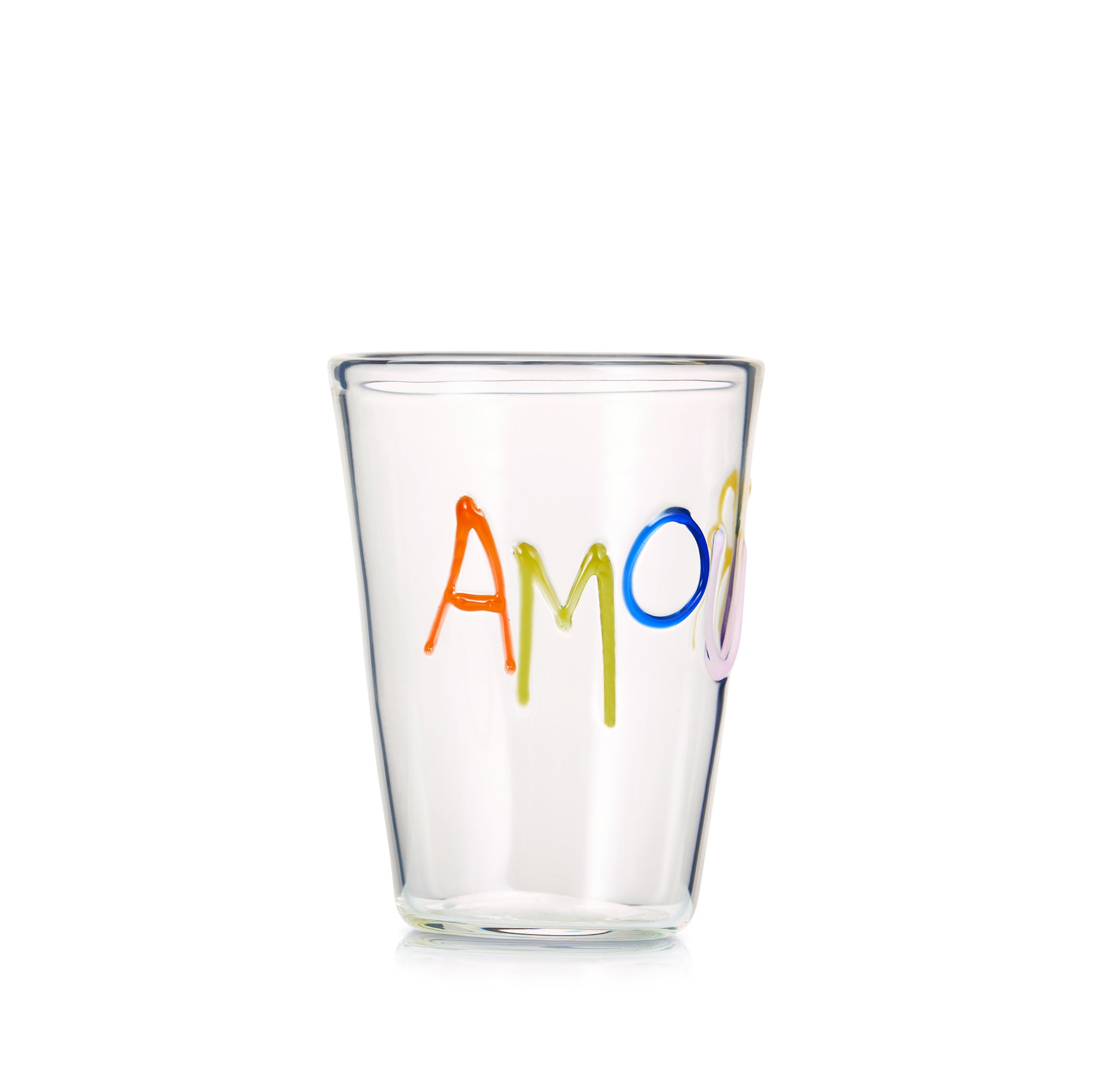 Handblown Glass Amour Tumbler