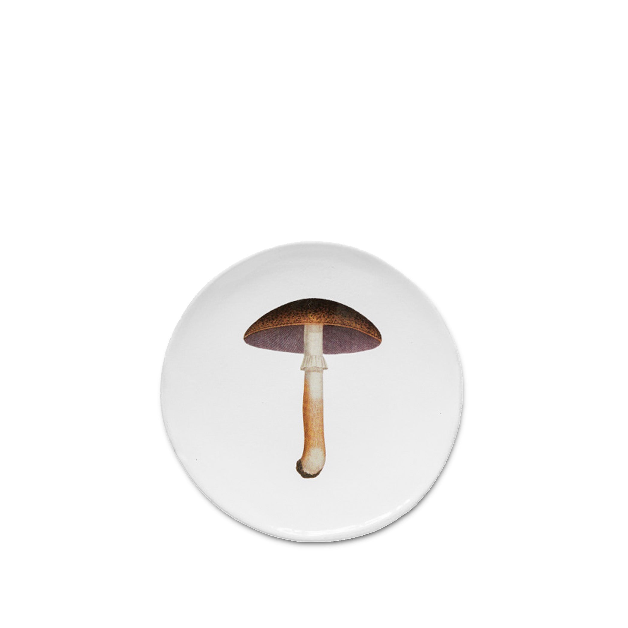 Mauve Mushroom Dessert/Side Plate by Astier de Villatte, 19cm