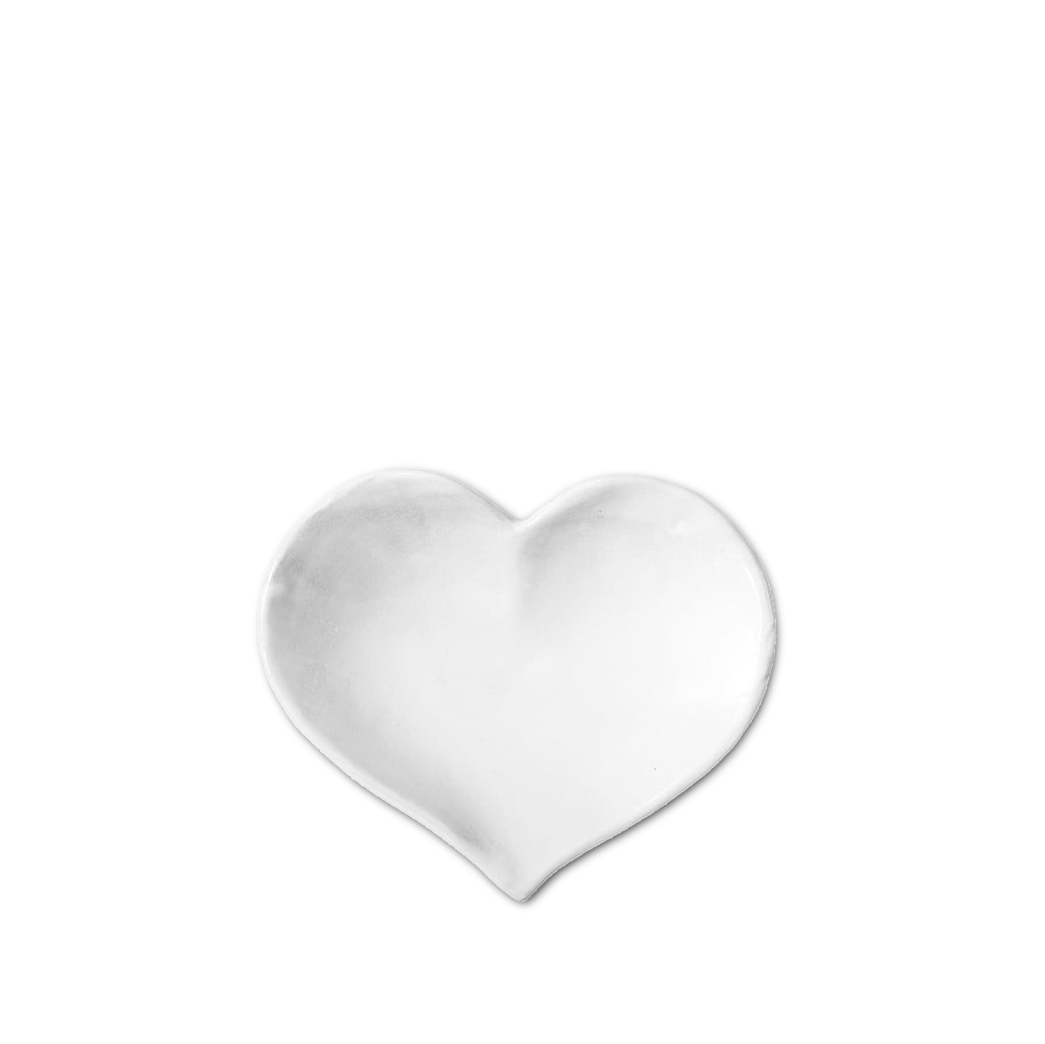 Coeur Dinner Plate by Astier de Villatte, 25cm