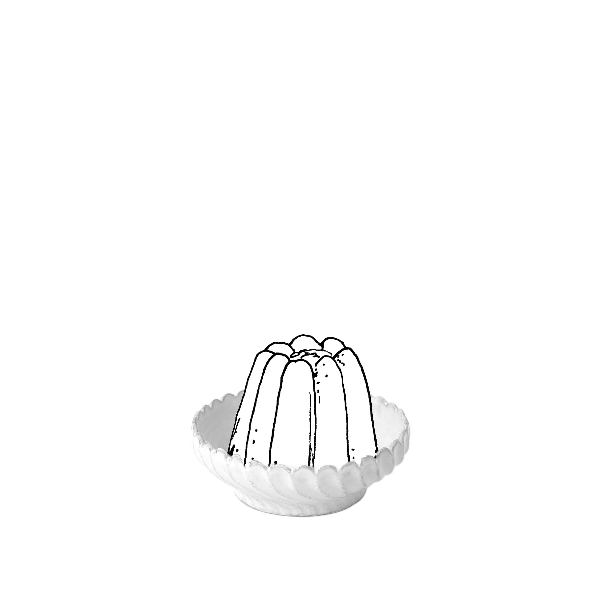 Peggy Scalloped Cereal Bowl by Astier de Villatte, 13cm