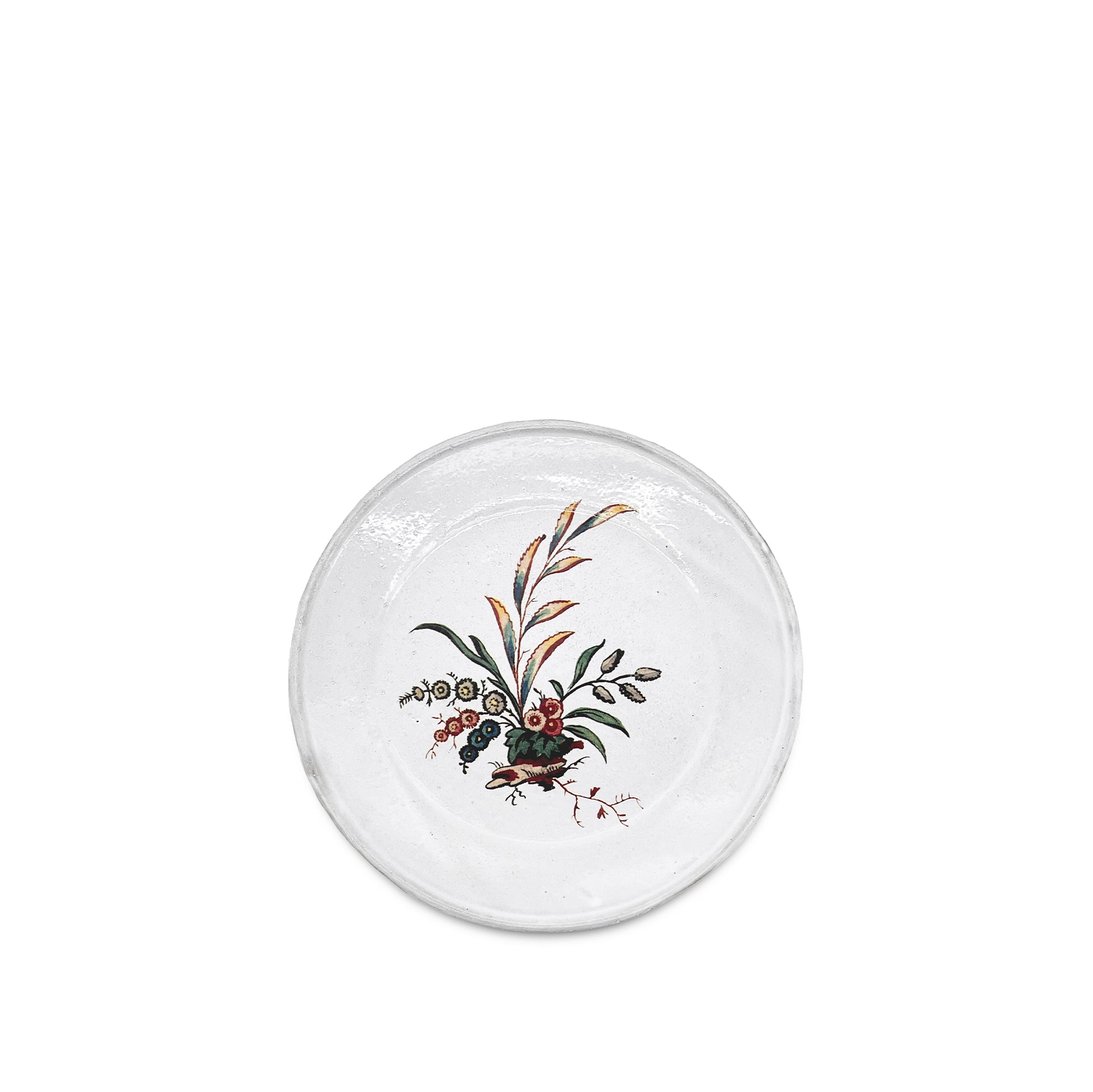 White Ceramic 'Bearberry' Dessert/Side Plate by Astier de Villatte, 19cm