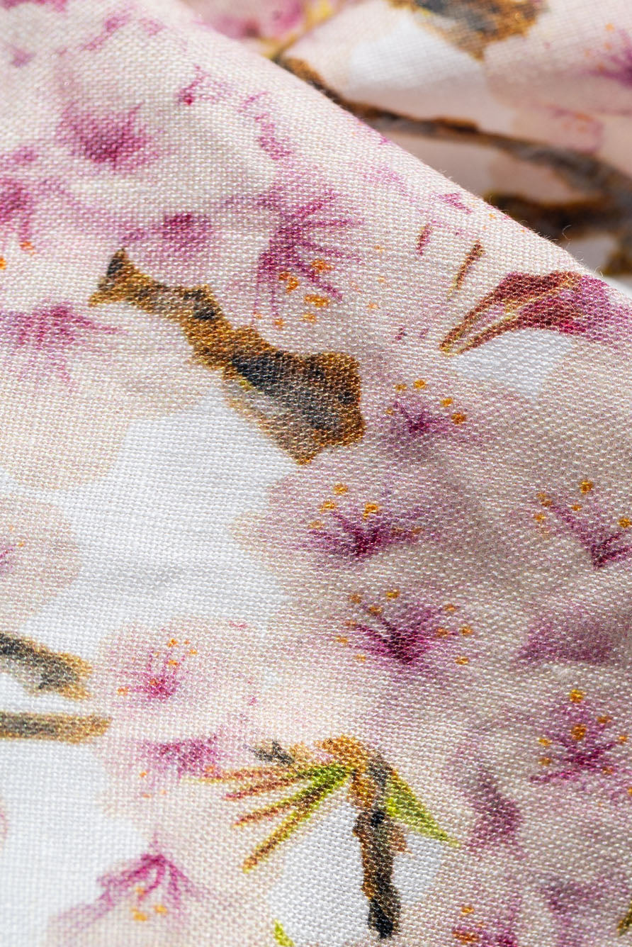 'Blossom' Linen Napkin, 50x50cm