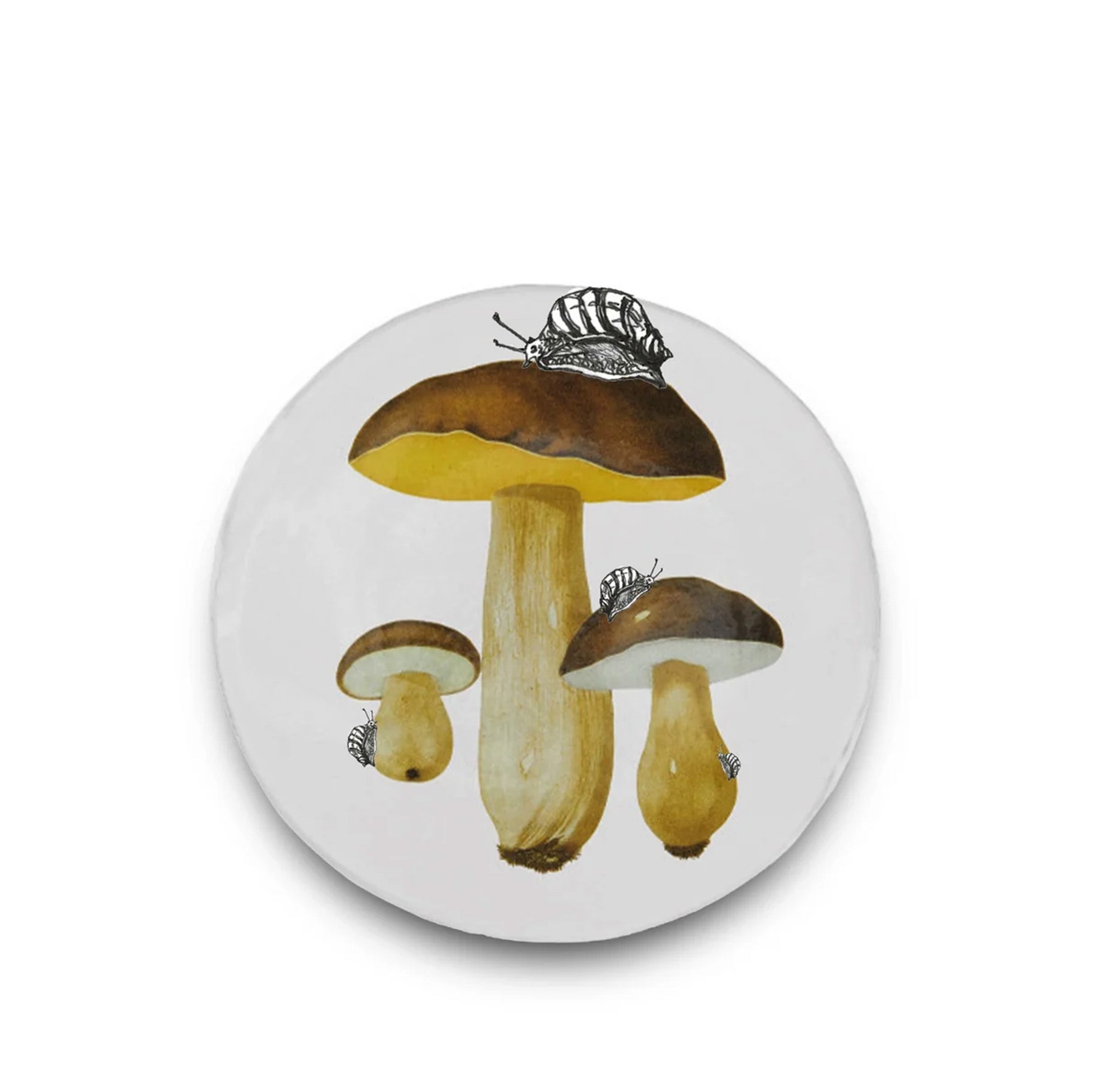 Bolet Comestible Mushroom Dinner Plate by Astier de Villatte, 26.5cm