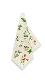 S&B x John Derian 'Botanical Tiles' Linen Napkin, 50x50cm