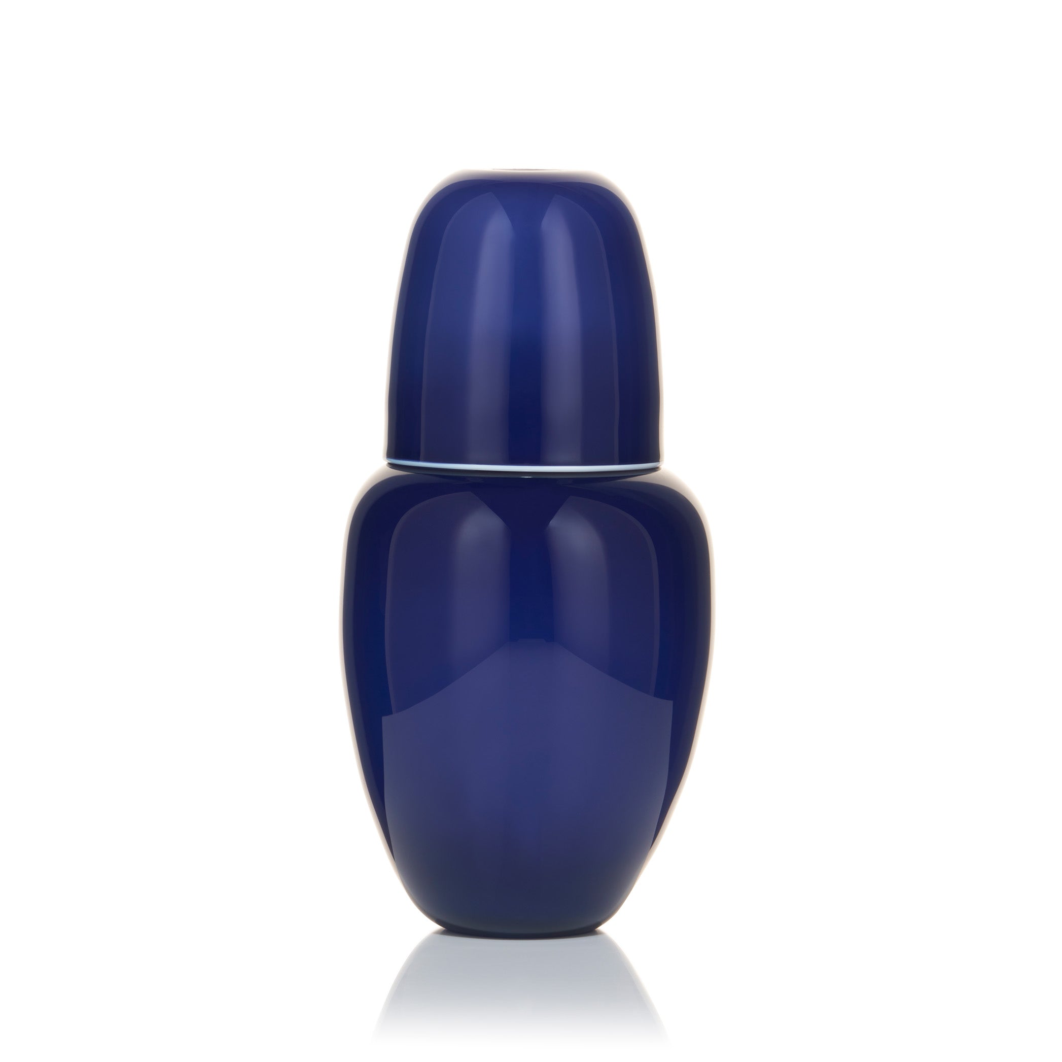 Bumba Bedside Carafe and Tumbler Set in Midnight Blue