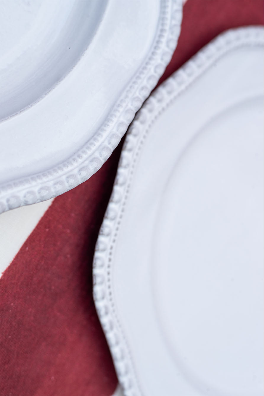 Clarabelle Ceramic Soup Plate by Astier de Villatte, 24cm