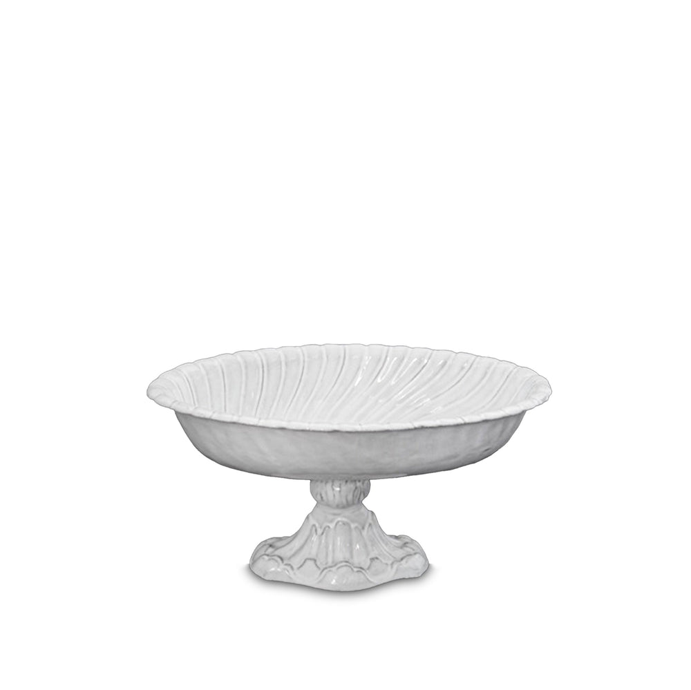 Peggy Ceramic Oval Fruit Stand by Astier de Villatte, 31cm