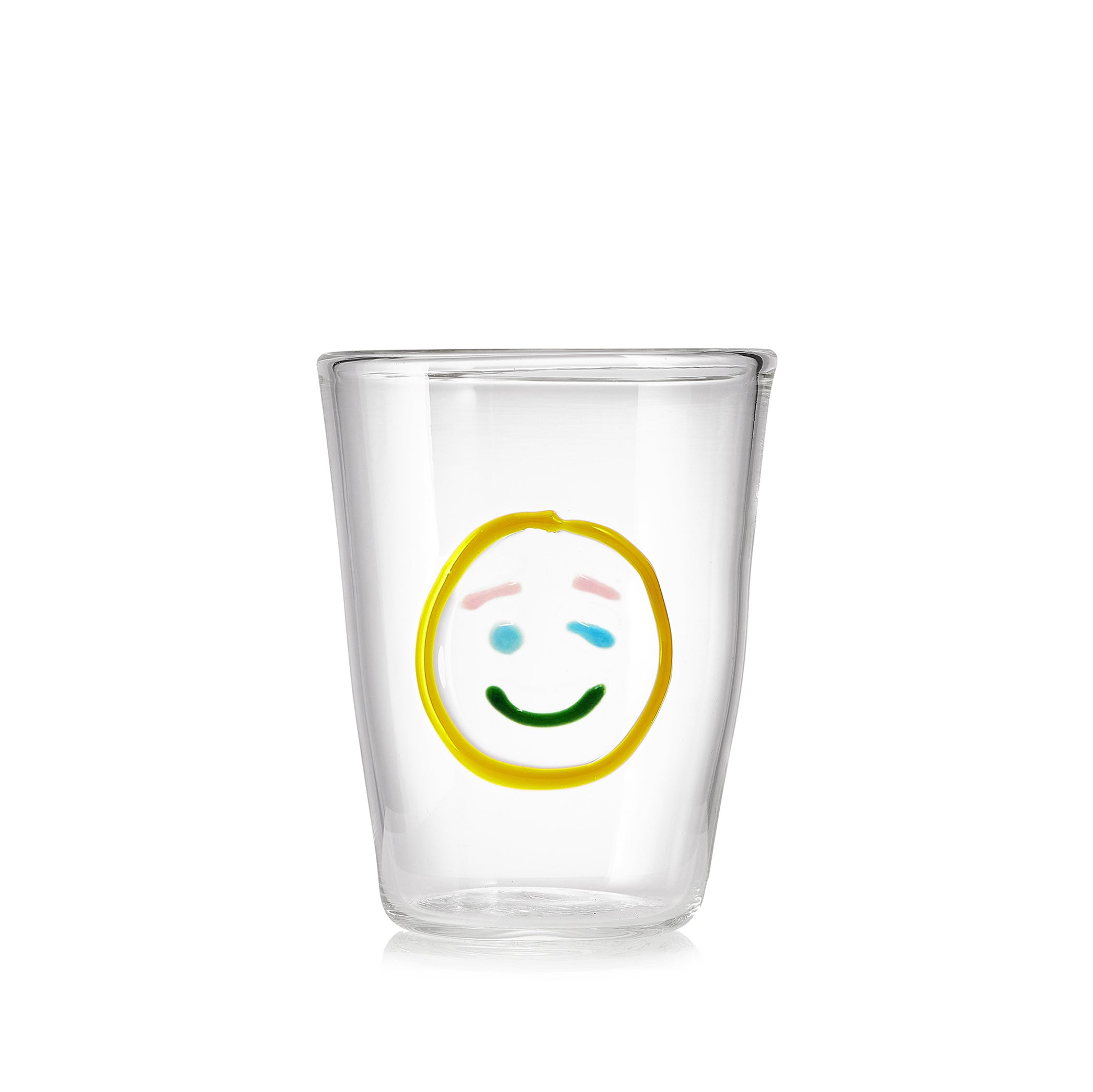Handblown Glass 'Cheeky' Mood Tumbler