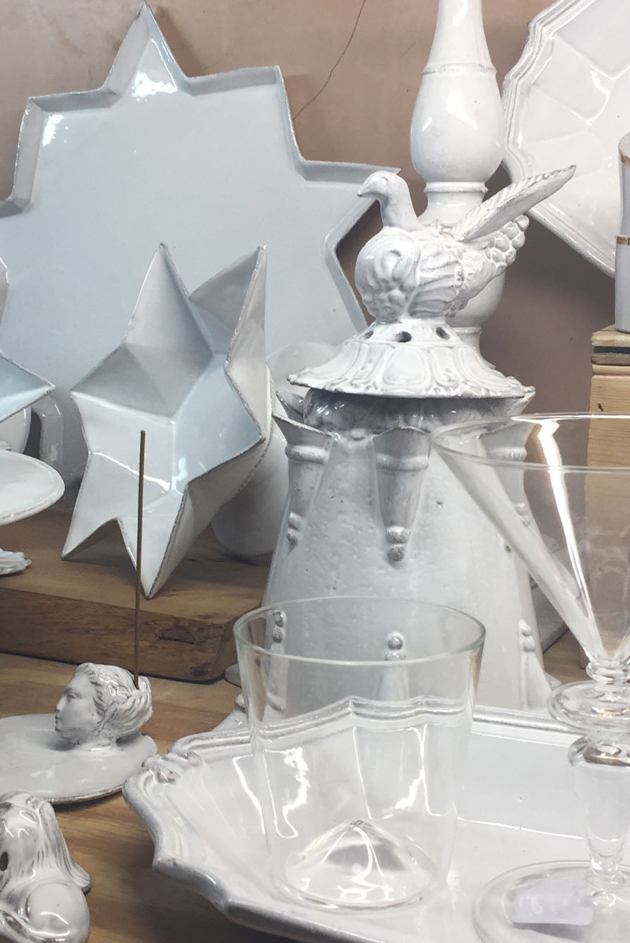 Chicken Vase by Astier de Villatte, 27.5cm