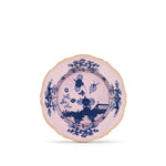 Set of 2 Oriente Italiano 'Azalea' Flat Dinner Plates in Pink & Blue, 26.5cm