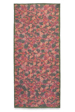 'Dahlia' Linen Tablecloth in Red & Purple