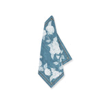 S&B x Blackberry Farm Denim Hydrangea Linen Napkin, 50x50cm