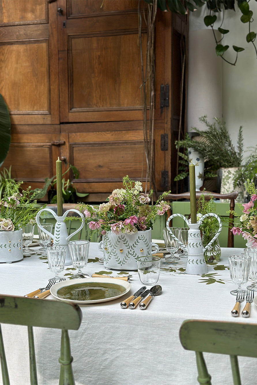 Green Laurel Serving Platter, 29cm