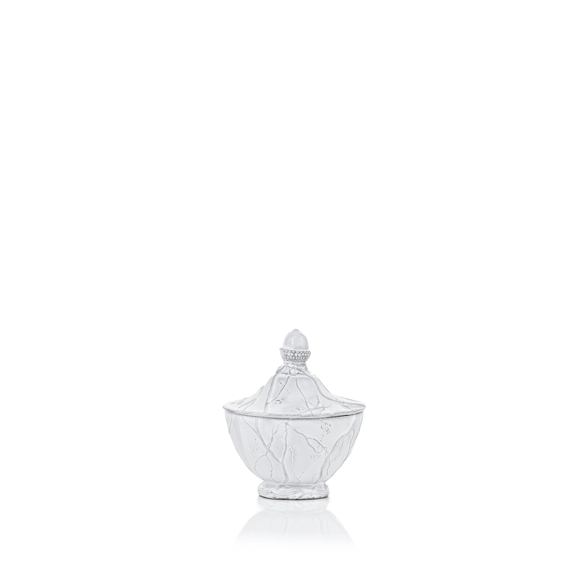 Eva Climbing Branches Sugar Bowl by Astier de Villatte, 10 x 10 x 12cm
