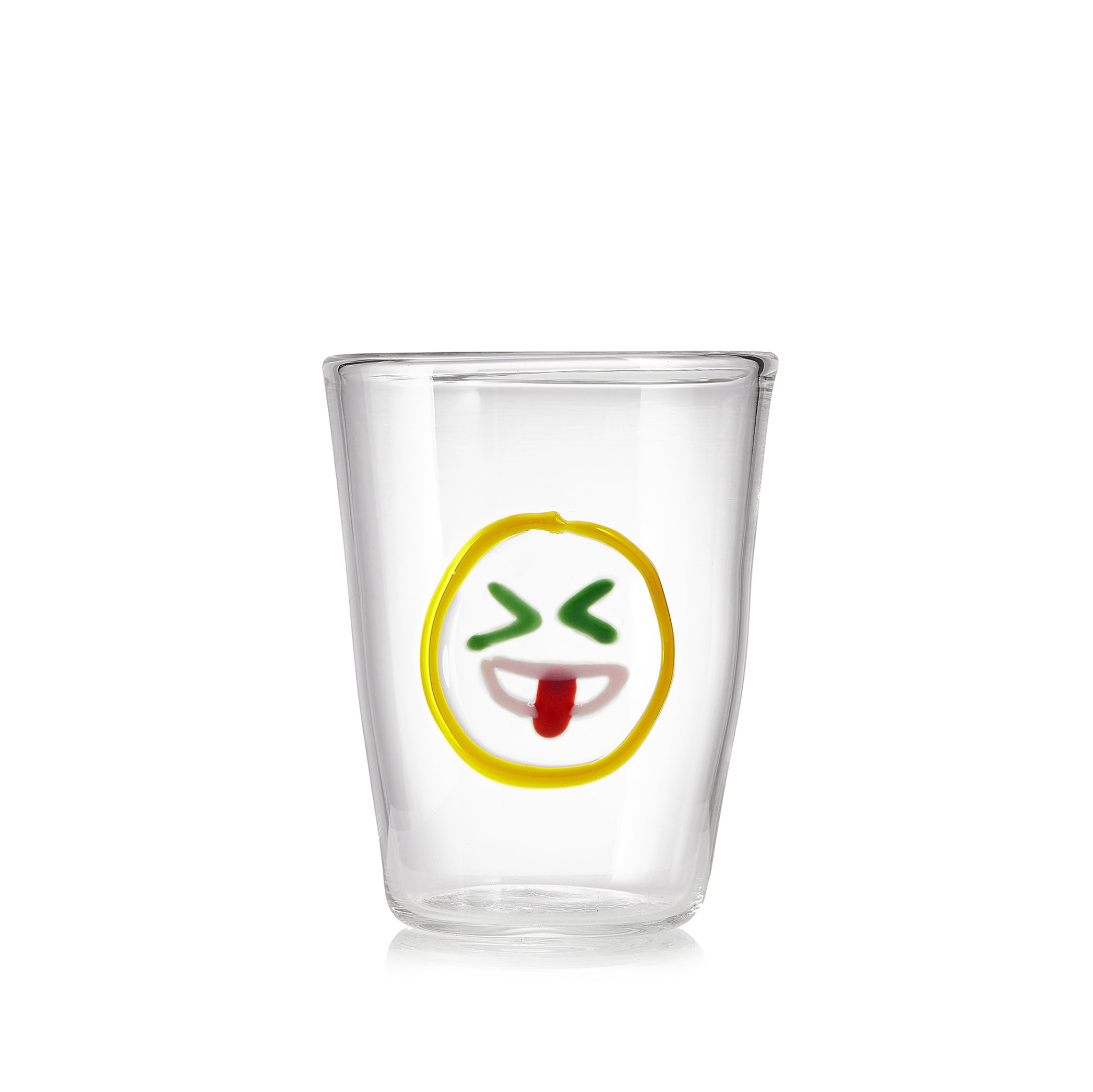 Handblown Glass 'Excited' Mood Tumbler