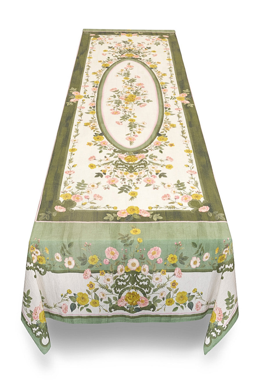 'Tapestry' Pastel Linen Tablecloth