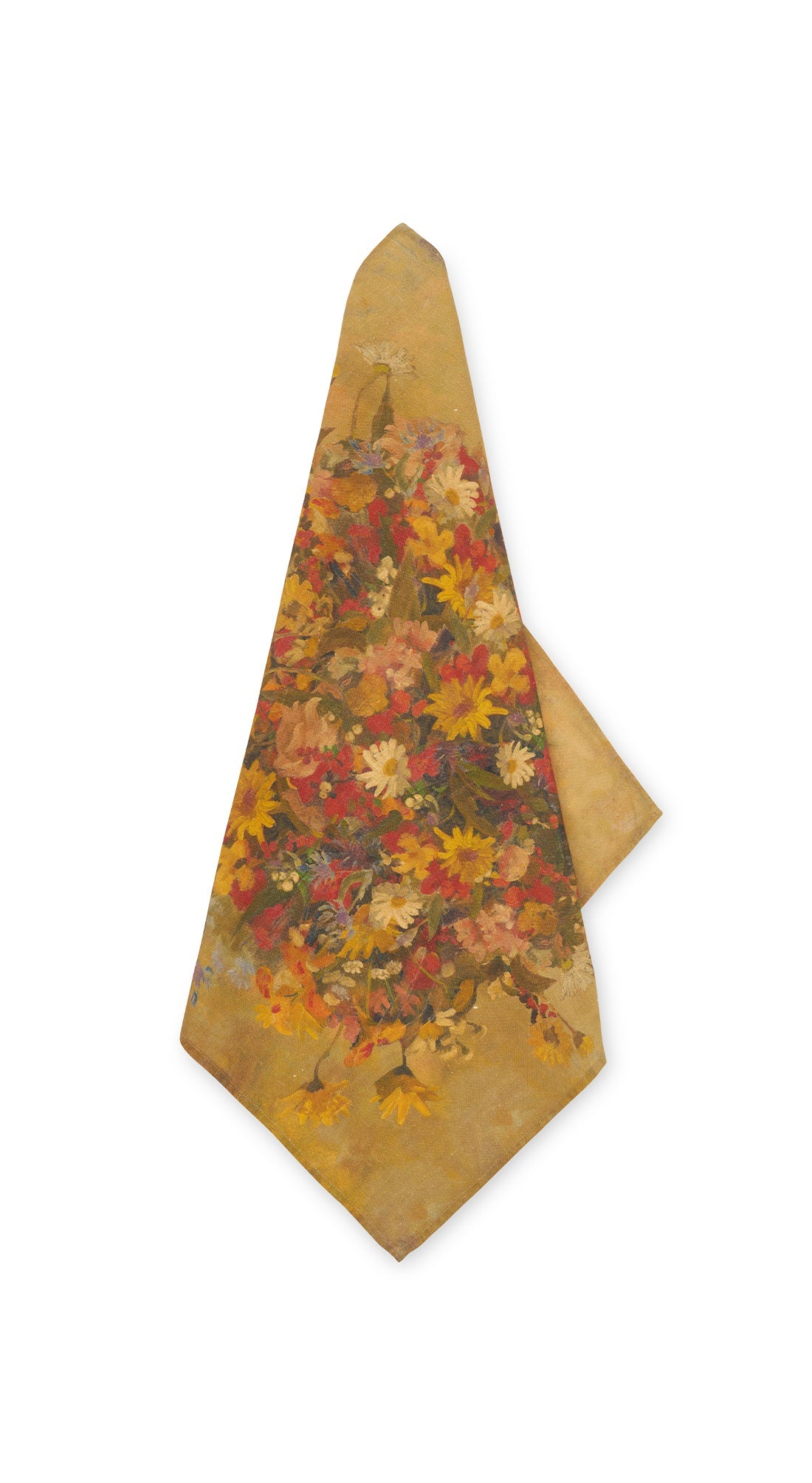 'Fleurs des Prés' Linen Napkin, 50x50cm