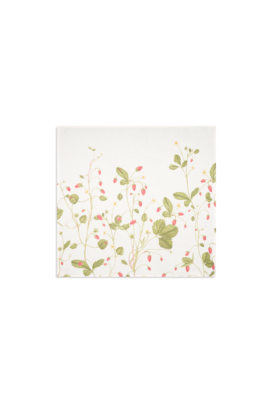 'Fraises des Bois' Linen Napkin