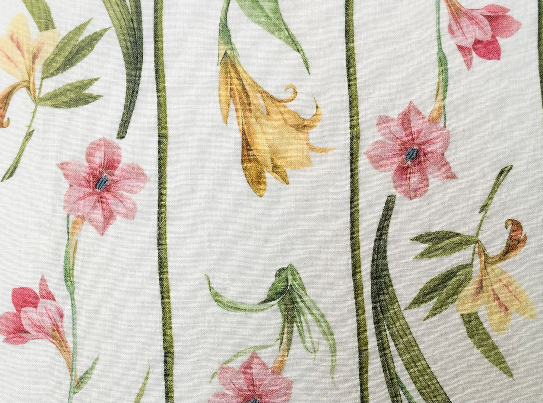 'Gladioli' Linen Napkin, 50x50cm