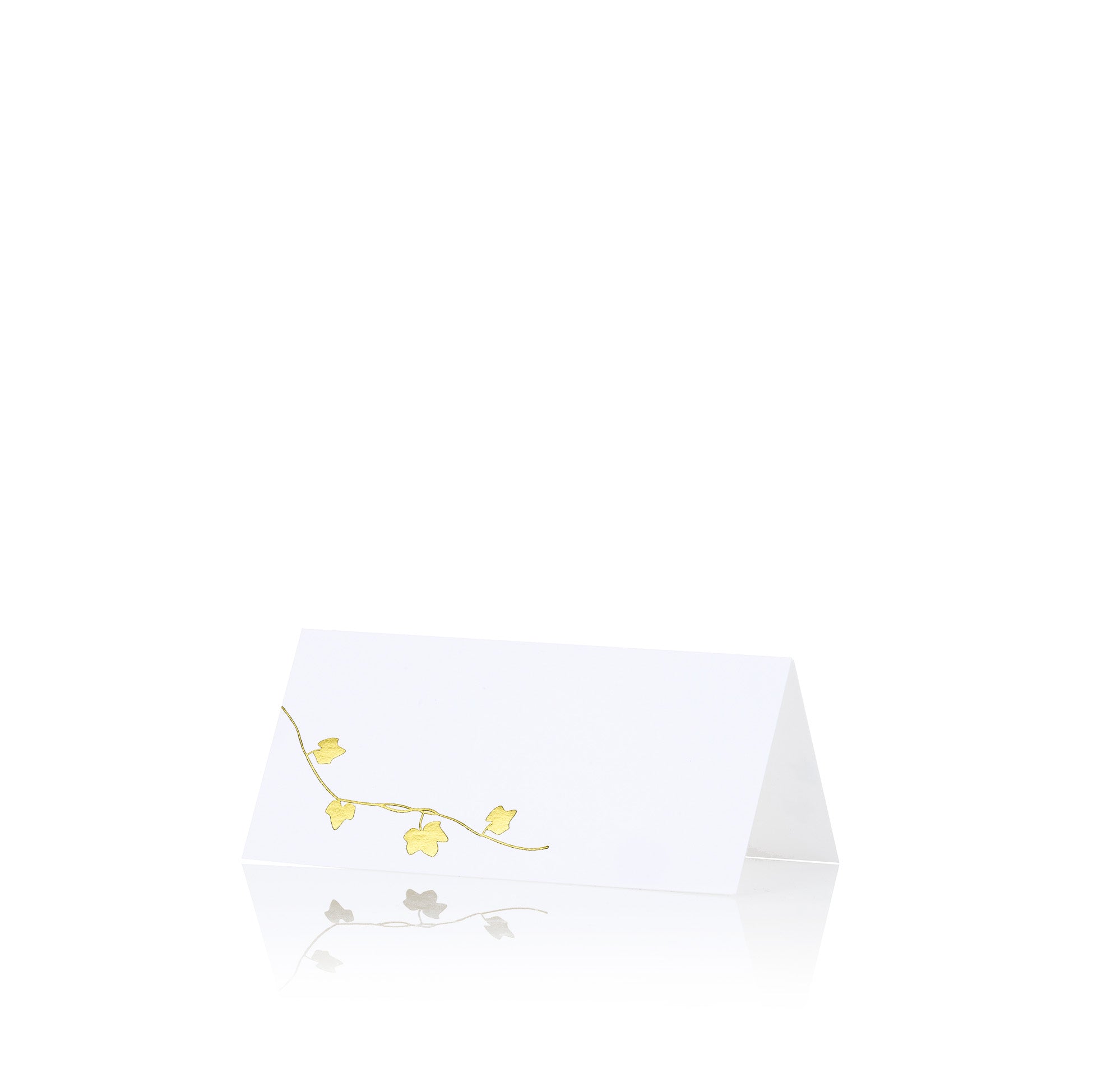 'Ivy' Place Cards in Gold, Set of 12