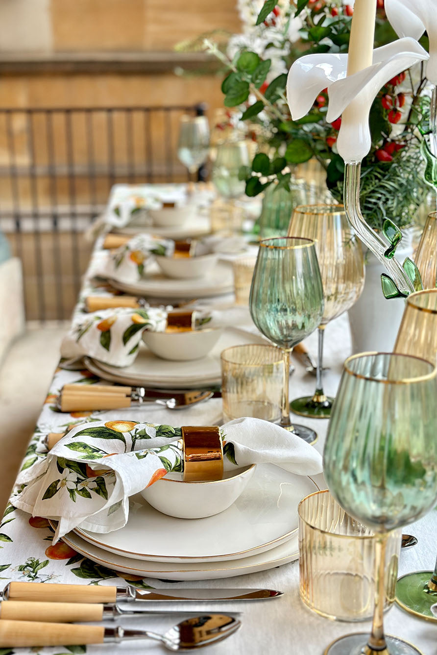 Italian Amber Short Tumbler, 38cl