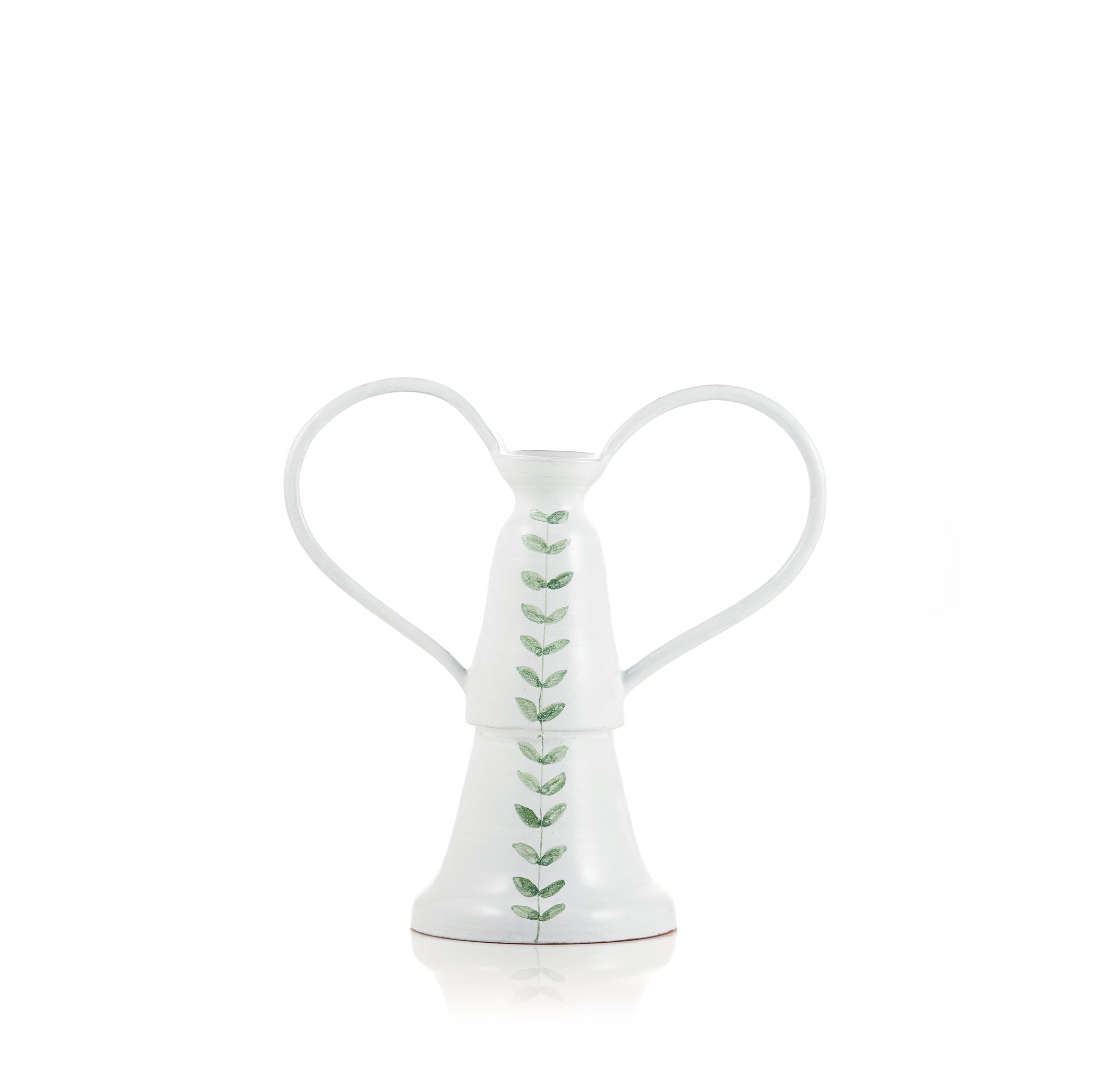Green Laurel Simple Candle Holder, 22cm