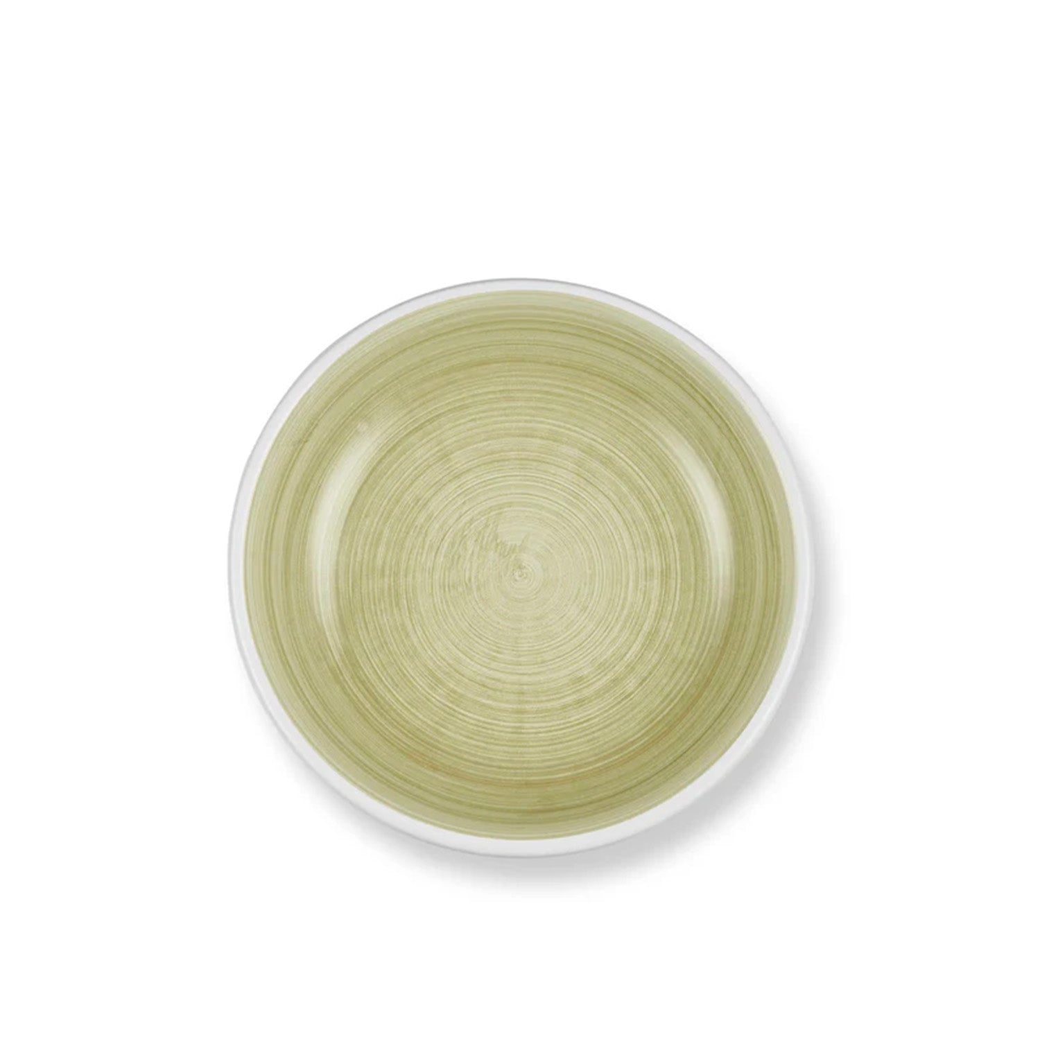 S&B 'Brushed' Ceramic Pasta Bowl in Season Green, 22cm
