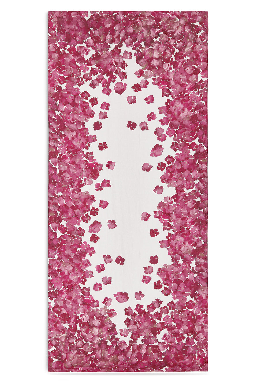 'Hydrangea' Linen Tablecloth in Pink