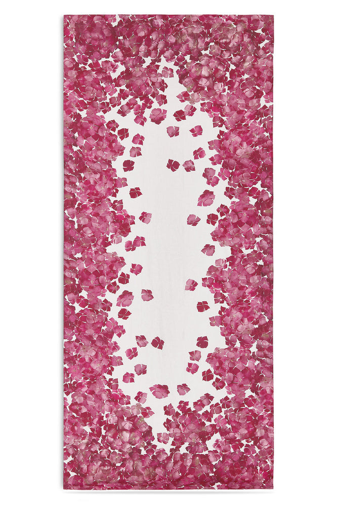 'Hydrangea' Linen Tablecloth in Pink